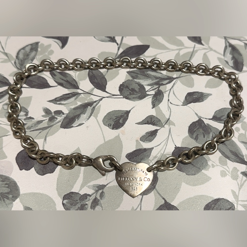 Tiffany & Co. Choker Necklace Heart Tag Return to Tiffany